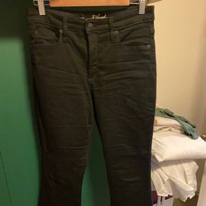 High waisted black bell bottoms